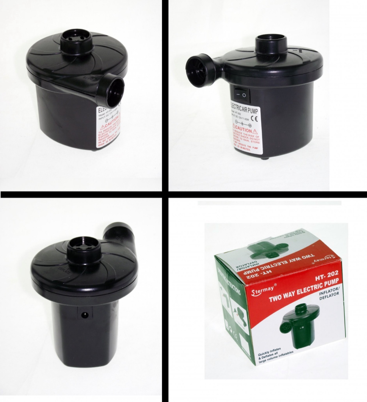 Elektricna vazduh pumpa 220V-240V/12V - pumpa za duseke - pumpa za camce - pumpa vazduh - Slika 3