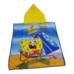 Pončo Sundjer Bob 57x80cm - Peškir sa kapunjačom
