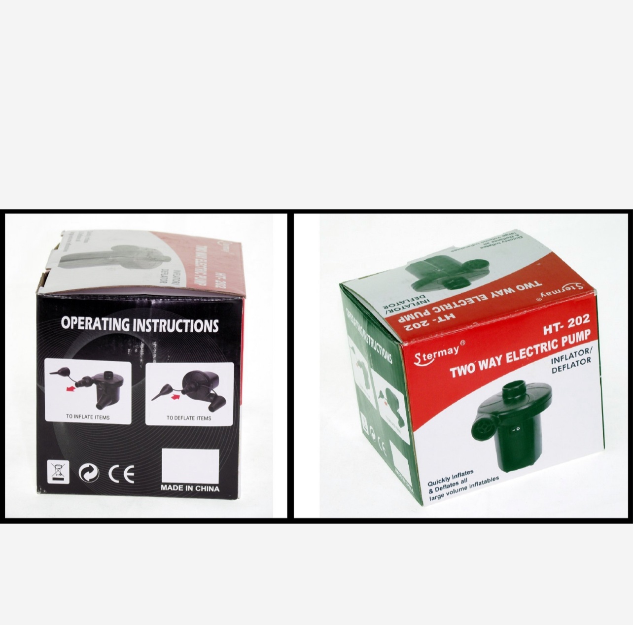 Elektricna vazduh pumpa 220V-240V/12V - pumpa za duseke - pumpa za camce - pumpa vazduh - Slika 2