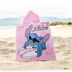 NOVI MODELI - Ponco peskir za plazu Stich Roze