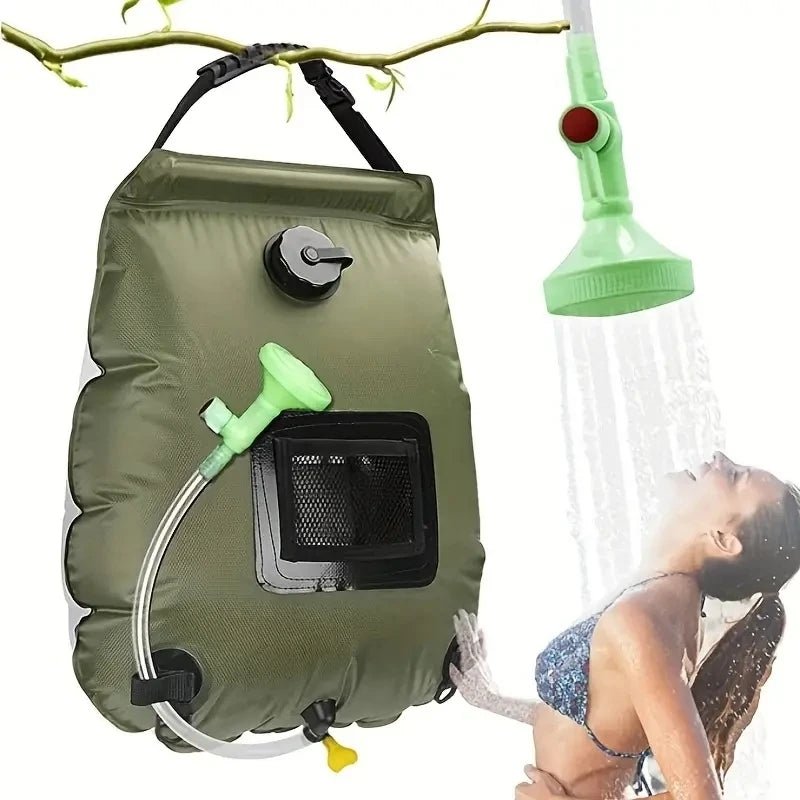 Solarni tus za kampovanje 20l - Solarna Kamperska Vreca za Tusiranje 20L
