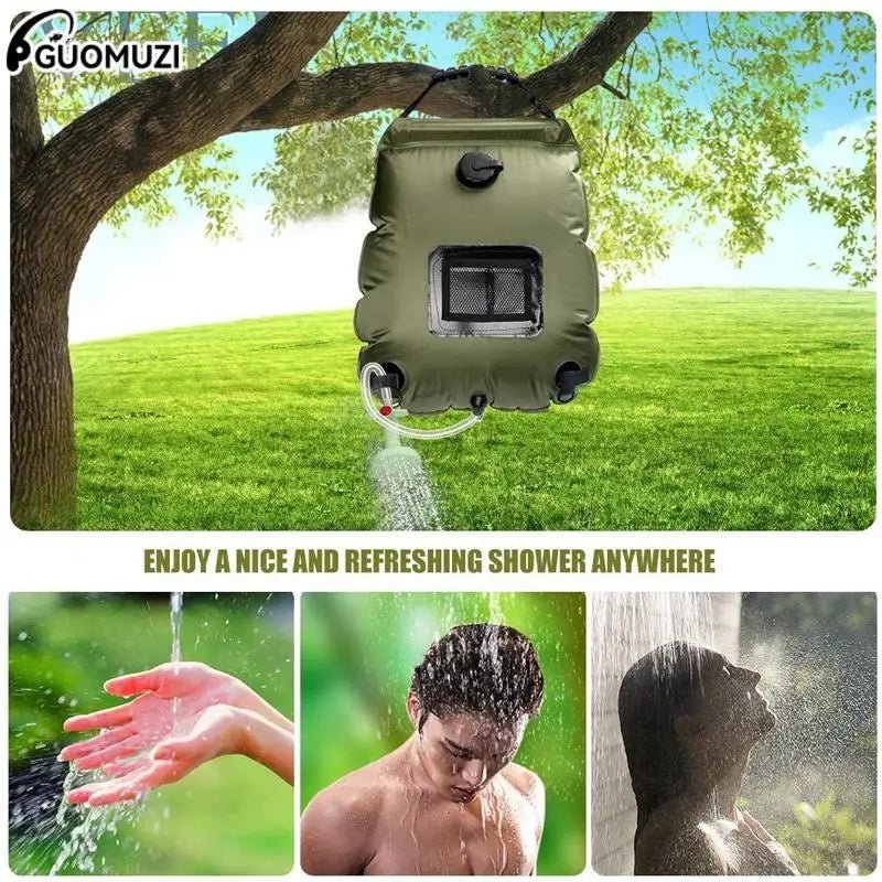 Solarni tus za kampovanje 20l - Solarna Kamperska Vreca za Tusiranje 20L - Slika 3