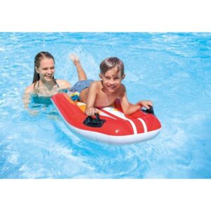 INTEX Daska na naduvavanje Crvena 112 x 62 cm,