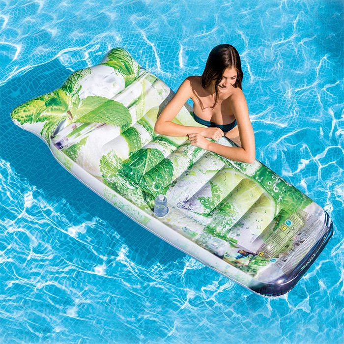 Dušek MOJITO sa rupom za cašu - Intex 178X91