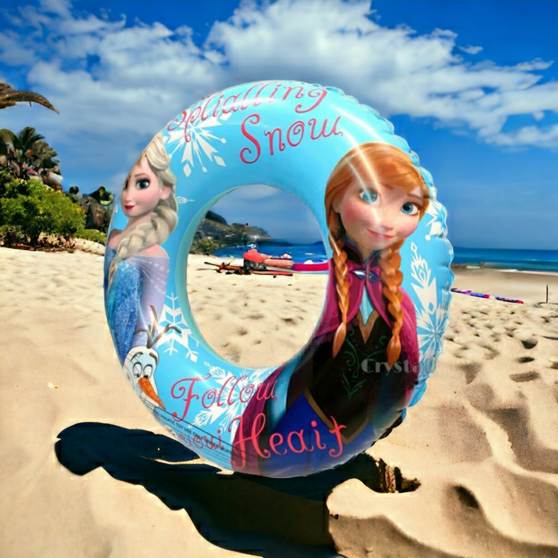 Guma za plivanje Plava Frozen - Slika 2