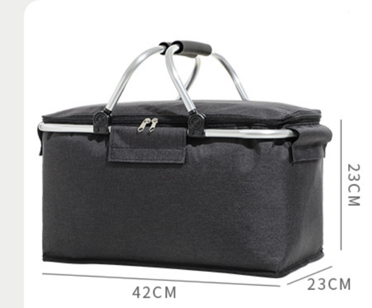 Rashladna torba Cool Bag sa 2 rucke SIVA - Slika 4