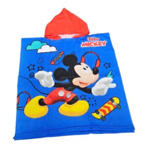 Pončo Mickey Mouse - Peškir sa kapuljačom