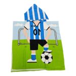 Pončo FUDBAL - Peškir sa kapunjačom